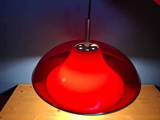 Image 1 of Large vintage space age pendant lamp Massive