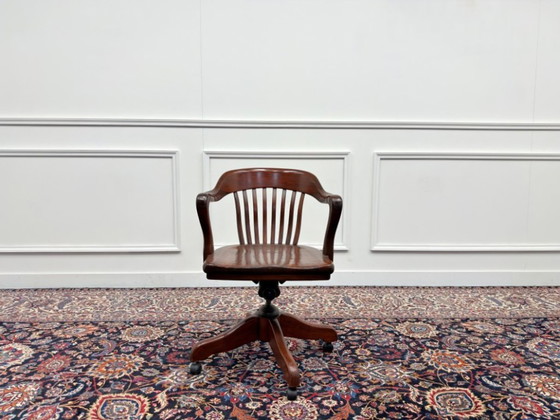 Sedia da ufficio americana classica in stile inglese – Sedie da ufficio, Metal, Wood (photo 2 of 8)