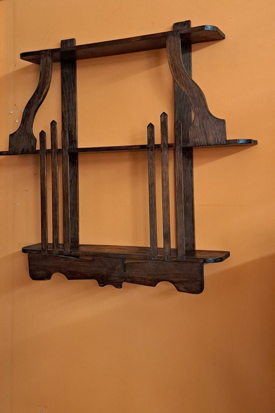 Sehr altes Wandregal – Holz (photo 2 of 6)
