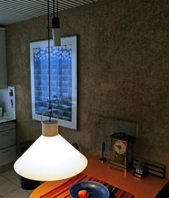 Image 1 of Elio Martinelli Serpente 2131 Stehlampe und Cobra Tischlampe Mid Century