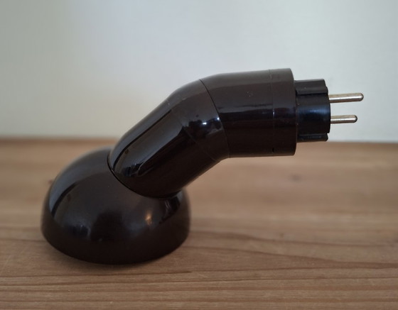 Vintage Deense bruine stekkerlamp Van Bendt Hansen – DL-Lampen, Spotjes, Kunststof, Metaal (photo 18 of 18)