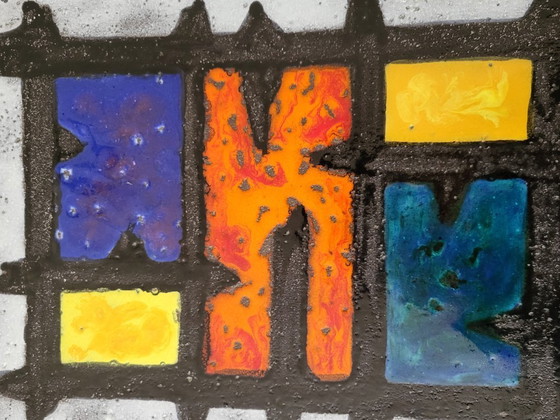 Image 1 of Vallauris Madoura Jouver coffee table in wood and ceramic, Vintage Design