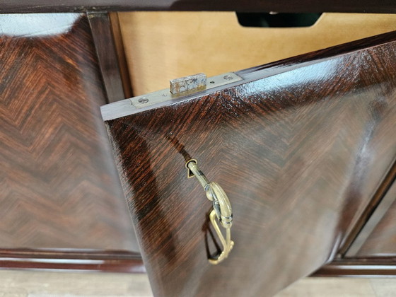 Credenza in mogano con piano in vetro, 1960 – Credenze, Legno (photo 30 of 43)