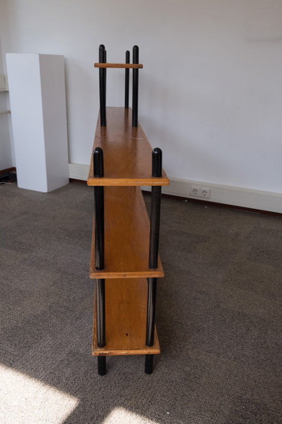 Stickschrank aus den 1960er Jahren, Willem Lutjens für Gouda Den Boer – Bücherregale, Wood (photo 10 of 12)