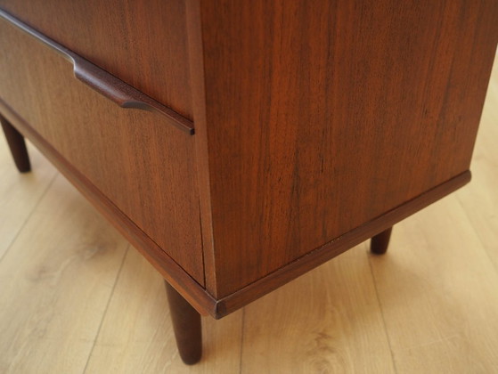 Image 1 of Teakhouten ladekast, Deens design, jaren 70, gemaakt in Denemarken.
