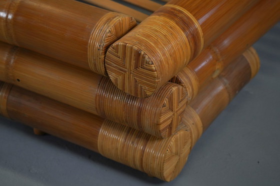 Image 1 of Cadre de lit vintage en bambou, Asie, années 1990