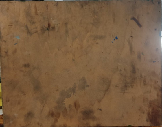 Image 1 of Enzo Volta - Veduta di Roma (Tevere), 1977 - Olio su tavola