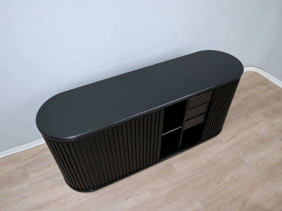 Image 1 of Vintage A'dammer gelamineerd dressoir van A. van den Nieuwelaar voor De Padova 1970