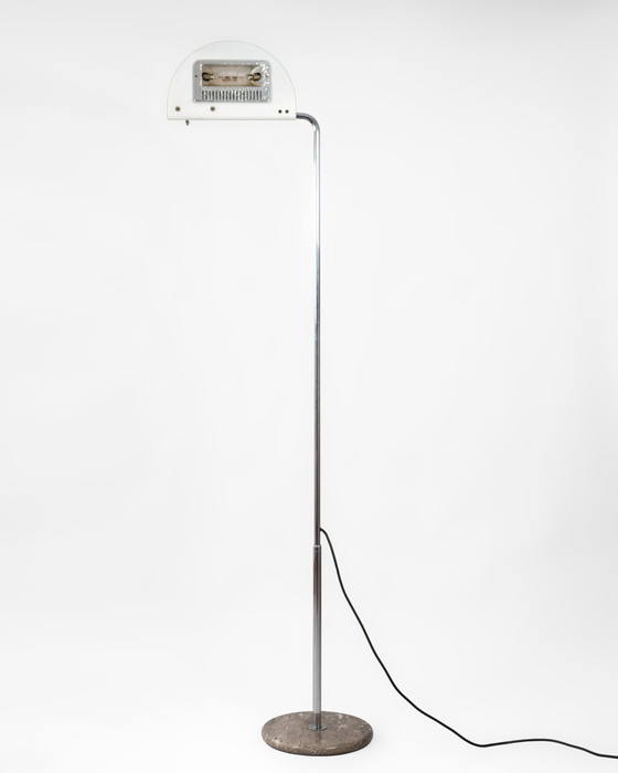 Image 1 of 2 X Italian Floor Lamps Mezzaluna By Bruno Gecchelin For Skipper Pollux