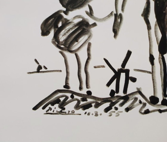 Image 1 of "Don Quijote, 1955" -
(60x80cm) Gesigneerd en gedateerd in de plaat.