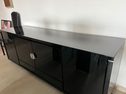 Roche Bobois Black lacquer sideboard