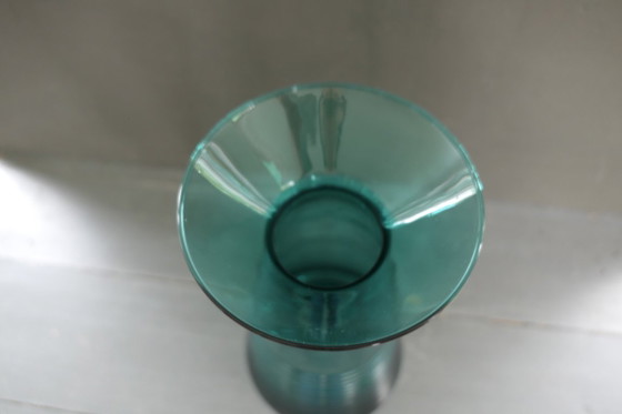 Grand Vase Vintage en Verre Vetreria Etrusca Made In Italy – Glass (photo 4 of 9)