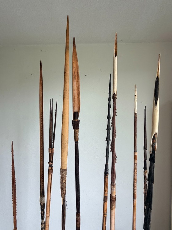 Arc et flèches des tribus Sepik et/ou Asmat de Papouasie-Nouvelle-Guinée – Objets déco, Bamboo (photo 5 of 17)