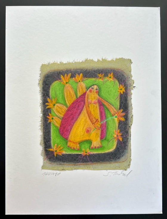 Image 1 of Zeefdruk Sabine Tuchel 