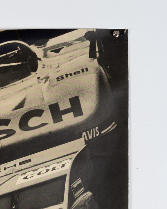 Porsche Südwestpokal Hockenheim Interserie 1972 – Originele Vintage Porsche Poster van Atelier Strenger – (photo 5 of 8)