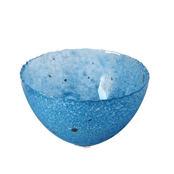 Image 1 of Kosta Boda - "Chicko" schaal van Bertil Vallien - Gesigneerd