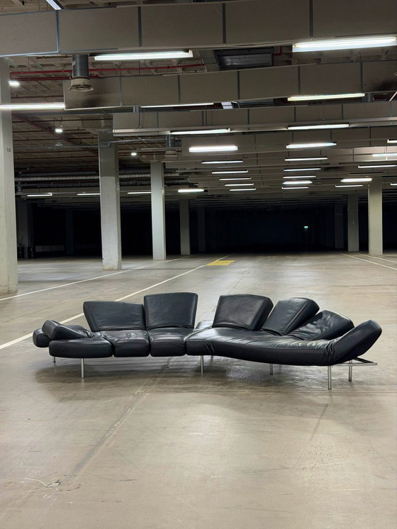 Image 1 of Sofá Edra Flap | Cuero negro