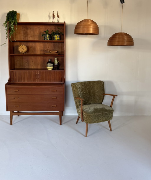 2x lampade a sospensione vintage a stecche, Hans Agne Jakobsson '60