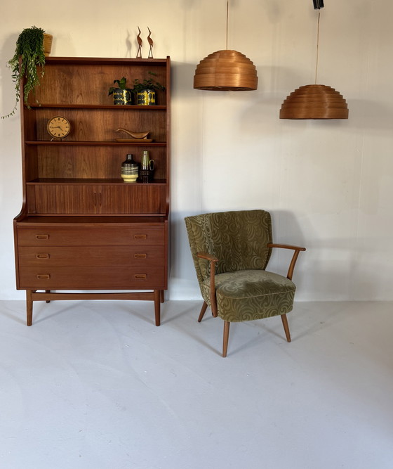 Image 1 of 2x lampade a sospensione vintage a stecche, Hans Agne Jakobsson '60