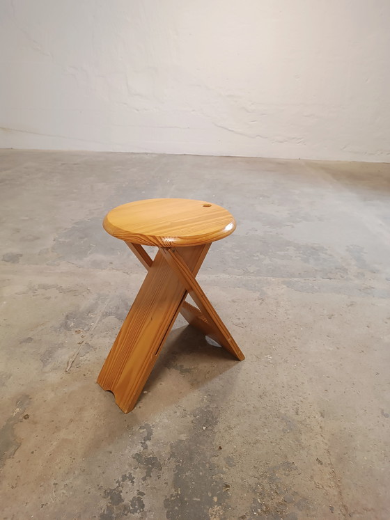 Image 1 of 2 x vintage Roger Tallon Design folding stools 