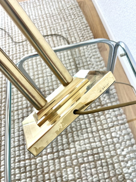Image 1 of Vintage Brass Table Lamp – Hollywood Regency Style