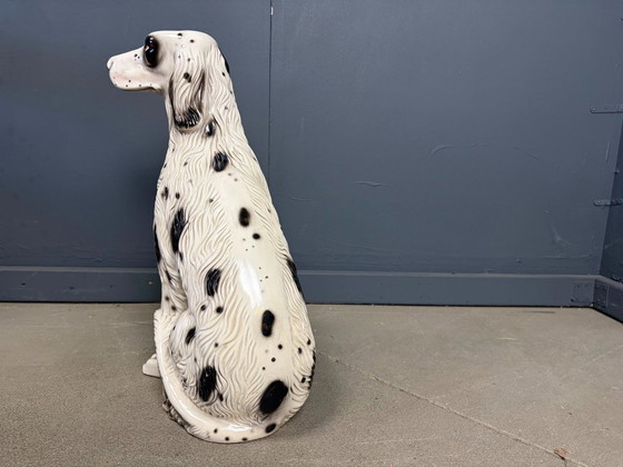 Escultura de terracota de un setter inglés, década de 1970. – Objetos decorativos, Stone (photo 5 of 11)