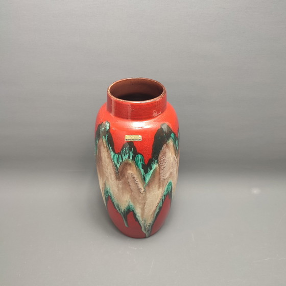 Image 1 of Scheurich, Allemagne de l'Ouest Vase - 553-38 Fat Lava