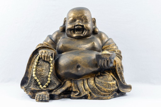 Chinese Buddha in resin