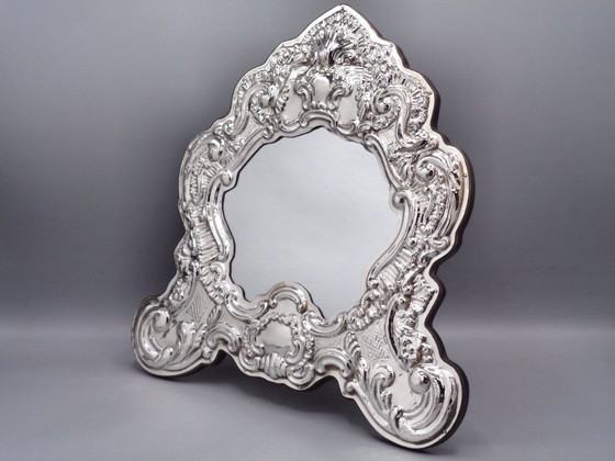 Image 1 of "Cartagloria" lijst/spiegel van 925 zilver, 30x30 cm