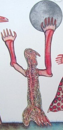 Image 1 of Bernhard Jäger, "Endspiel," Lithography