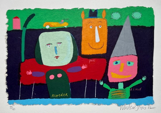 Image 1 of Serigrafía Wouter Stips - Familia