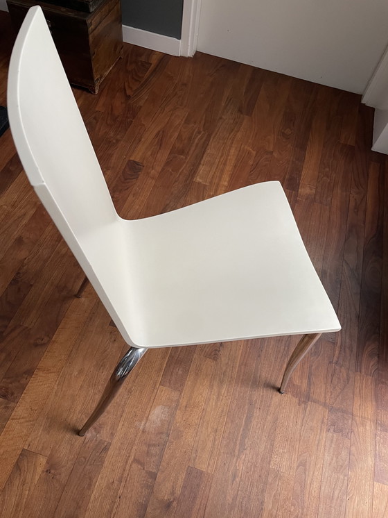 Image 1 of 4 sedie Driade Olly Tango – Philippe Starck – crema – design classico