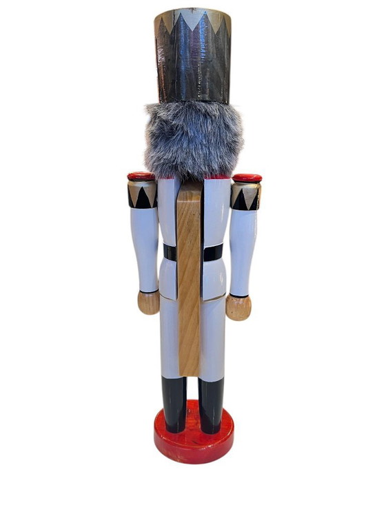 Image 1 of Original nutcracker from the Erzgebirge, top condition, wooden officer made in Germany
