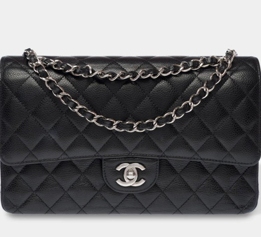 Sac CHANEL Timeless/Classique en Cuir Noir - 103459