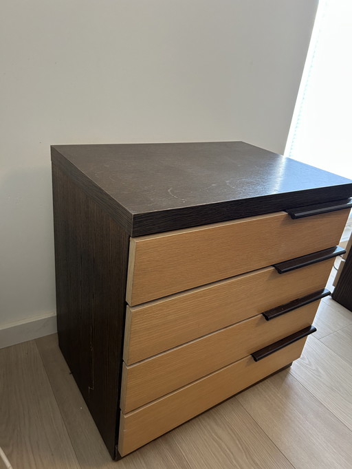 Tables de chevet Moser vintage années 70-80