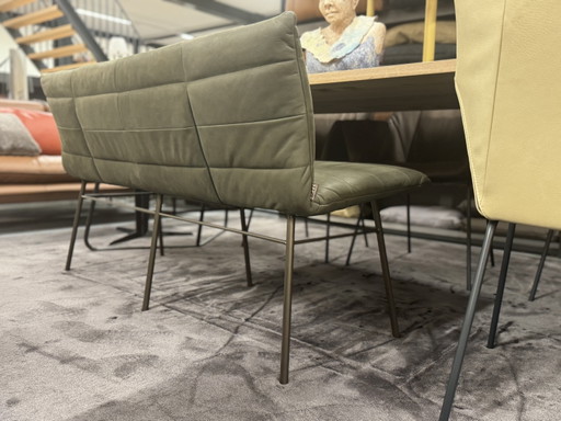 Label Cocoon Eetkamerbank Waterbuffel Leer