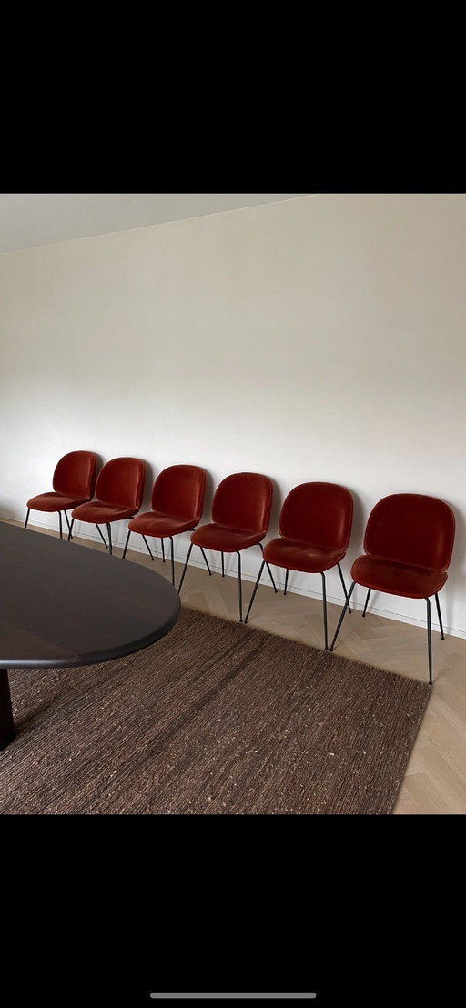 6 x Gubi Beetle Chair