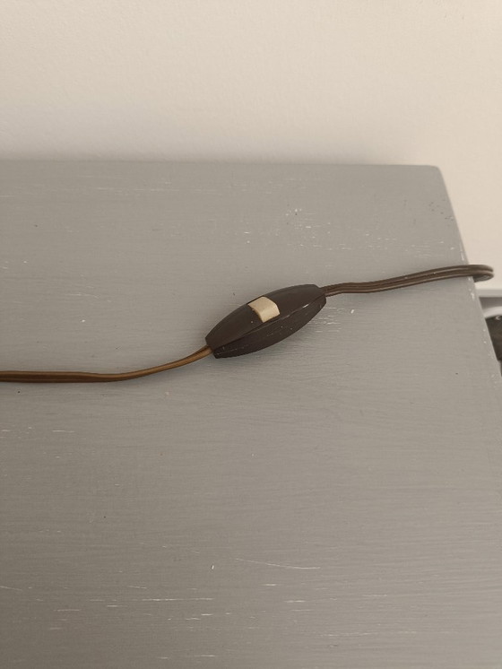 Image 1 of Art Nouveau lamp in verguld messing