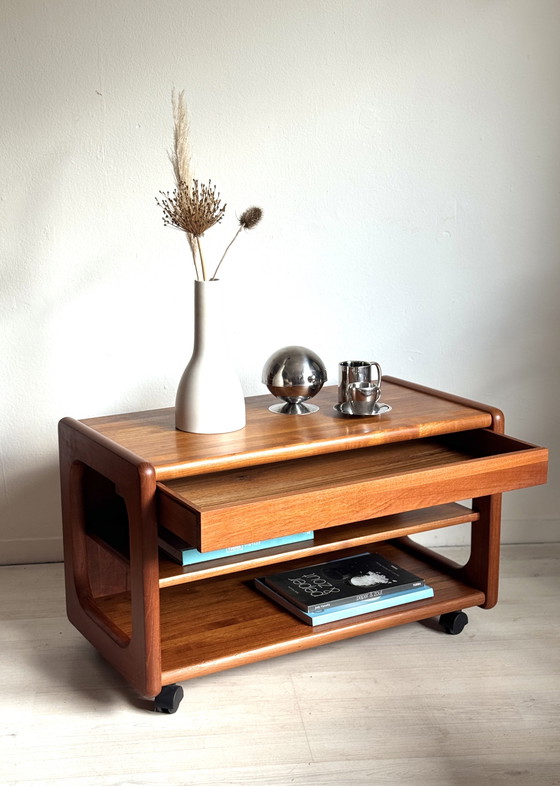 Image 1 of Chariot vintage danois meuble audio teck 1960s