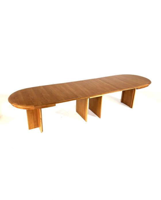 Image 1 of Vintage XXXL extendable dining table ‘80s (350cm!)