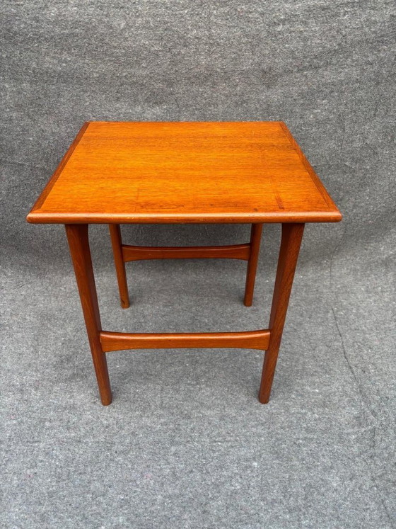 Set of nesting tables, Danish design 60s, Side tables, Wood, Brown, Mid Century Modern (photo 14 of 14)