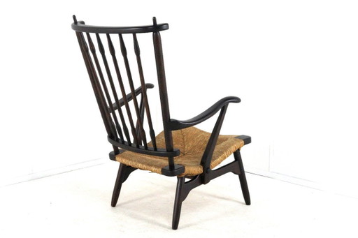De Ster fauteuil spijlenstoel vintage