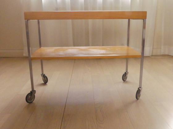 Image 1 of Wilhelm Renz serving trolley Walter Wirz trolley with tray