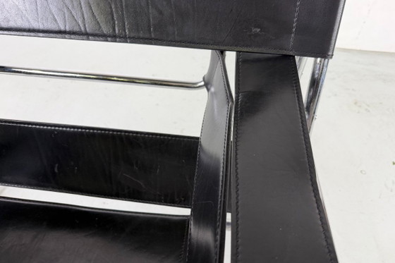 Wassily Fauteuil van Marcel Breuer voor Gavina - 1960 – Chrome, Leather (photo 8 of 10)