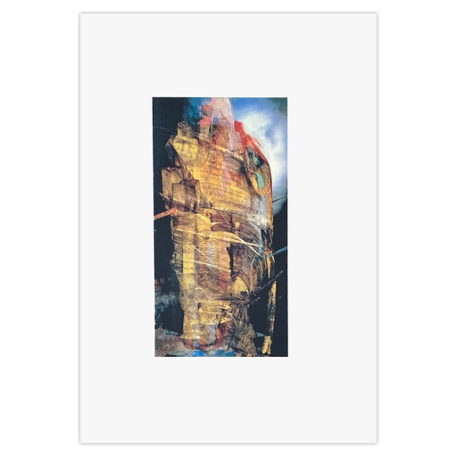 José Maria Sanchez Screenprint Composition V 1995 – lithos zeefdrukken, Paper (photo 2 of 5)