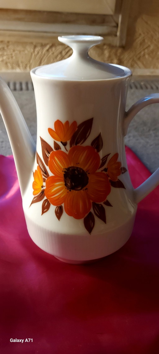 Preciosa cafetera vintage 