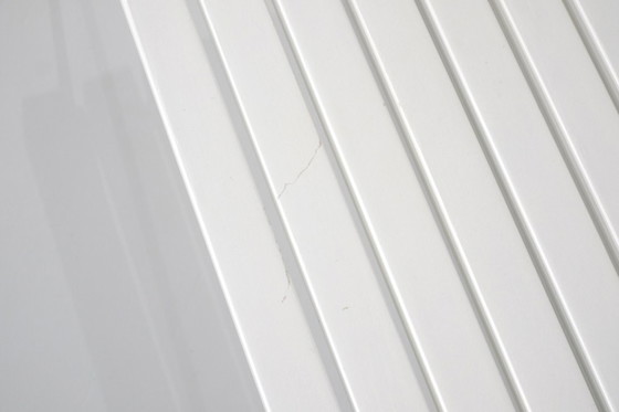 Image 1 of Panca "400" in legno bianco di Harry Bertoia per Knoll International.