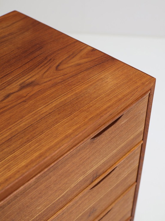 Cassettiera Tallboy Teak Danese Anni '60 Vintage – Cassettiere, Wood (photo 14 of 15)