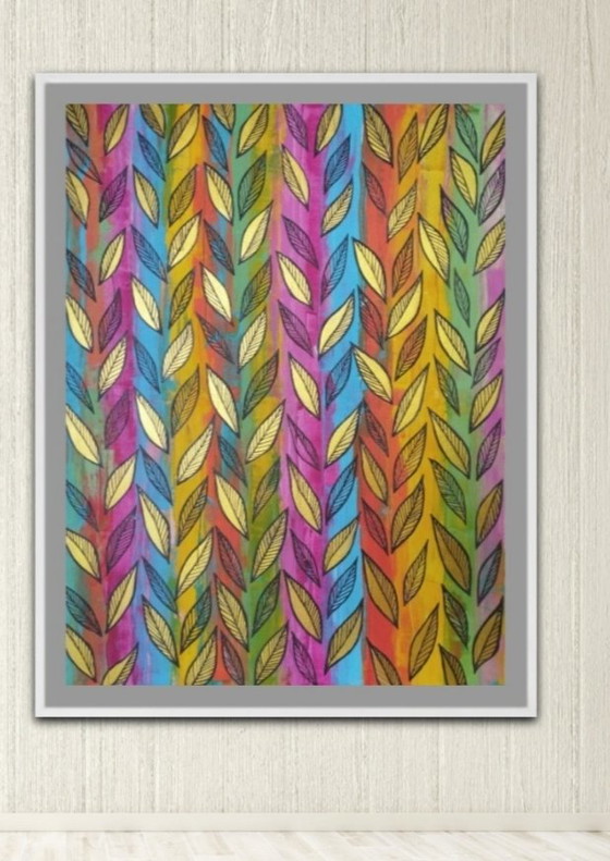 Image 1 of Natia Antadze "Hojas doradas" XXL