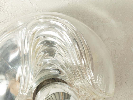 Wandleuchte WAVE aus den 1970er Jahren, Peill & Putzler – Wandleuchten, Glass, Metal (photo 5 of 7)
